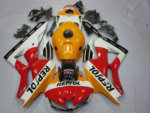 Weiß Repsol 2013-2023 CBR600RR Motorrad Verkleidung