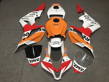 Weiß Repsol Stil 2007-2008 CBR600RR Motorrad Verkleidung