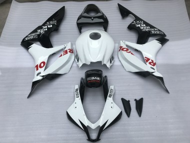 Weiß & Rot Glänzend Repsol 2007-2008 CBR600RR Motorrad Verkleidung