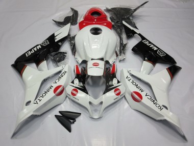 Weiß & Rot Konica Minolta 2007-2008 CBR600RR Motorrad Verkleidung