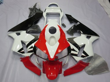 Weiß Rot & Schwarz 2003-2004 CBR600RR Motorrad Verkleidung