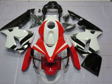 Weiß Rot & Schwarz OEM 2003-2004 CBR600RR Motorrad Verkleidung
