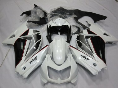 Weiß & Schwarz 2008-2012 Ninja 250 Motorrad Verkleidung