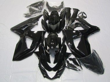 Weiß Schwarz & Blau 2009-2016 GSXR 1000 Motorrad Verkleidung