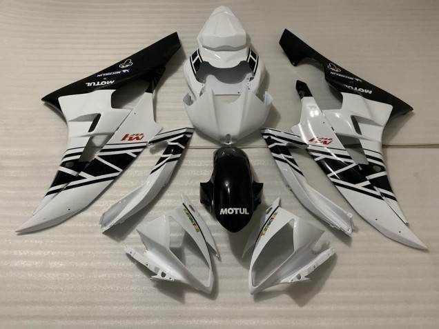 Weiß Schwarz Design 2006-2007 R6 Motorrad Verkleidung