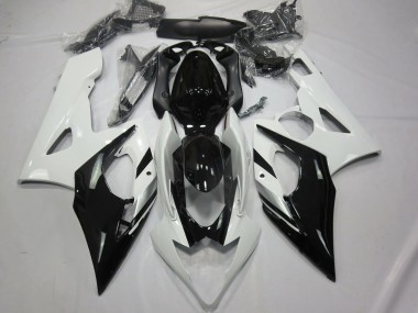 Weiß Schwarz & Silber 2005-2006 GSXR 1000 Motorrad Verkleidung