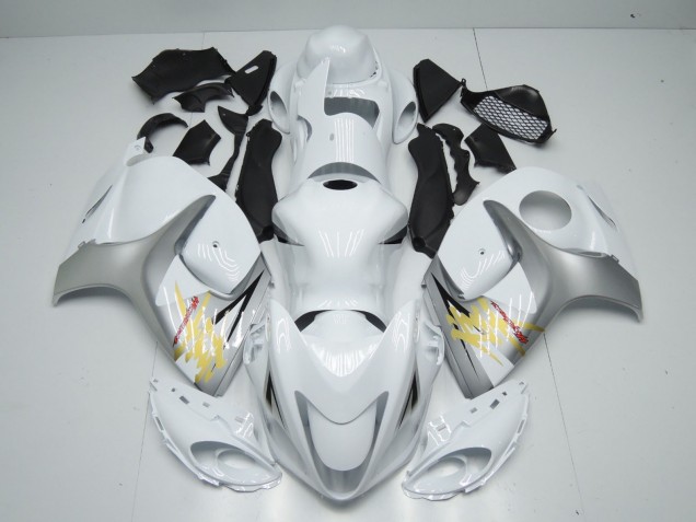 Weiß & Silber 2008-2020 GSXR 1300 Motorrad Verkleidung
