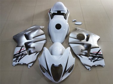 Weiß & Silber Glänzend 1997-2007 GSXR 1300 Motorrad Verkleidung