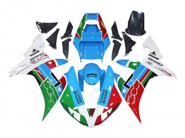 500 Hellblau 2002-2003 R1 Motorrad Verkleidung