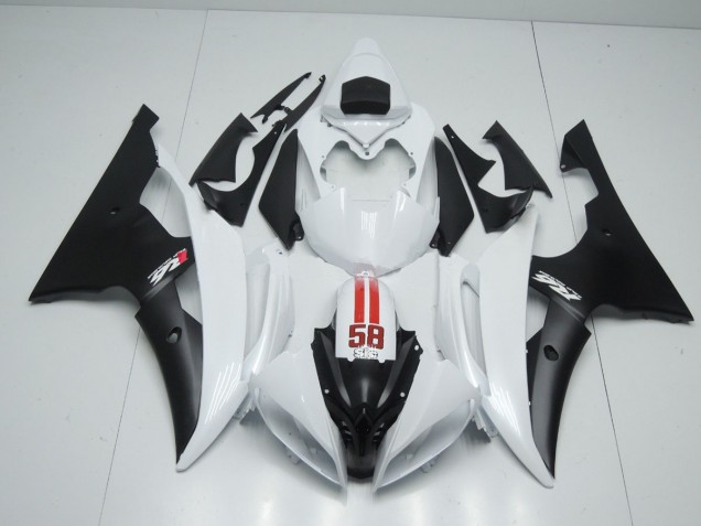 58 Sic Weiß & Schwarz 2008-2016 R6 Motorrad Verkleidung