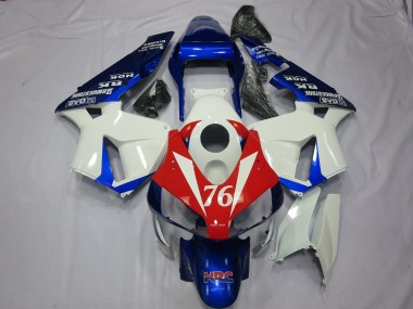 76 Weiß & Rot 2003-2004 CBR600RR Motorrad Verkleidung