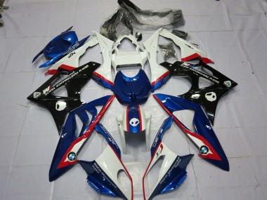 Alien Blau & Weiß 2009-2014 S1000RR Motorrad Verkleidung