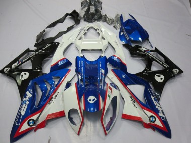 Alien Blau & Weiß 2009-2014 S1000RR Motorrad Verkleidung