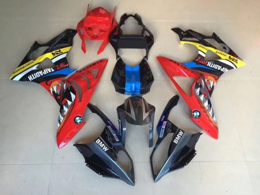 Alien Blau & Weiß 2009-2014 S1000RR Motorrad Verkleidung