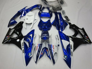 Alien Blau & Weiß 2009-2014 S1000RR Motorrad Verkleidung