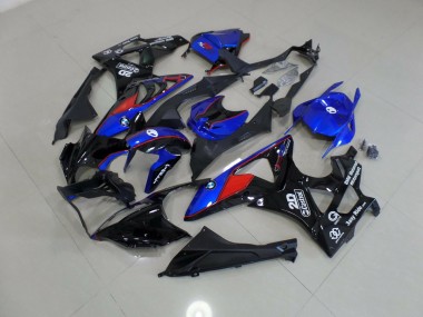 Alien Blau & Weiß 2009-2014 S1000RR Motorrad Verkleidung