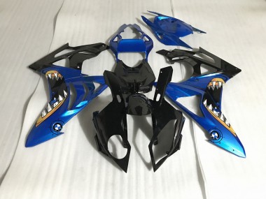 Alien Blau & Weiß 2009-2014 S1000RR Motorrad Verkleidung
