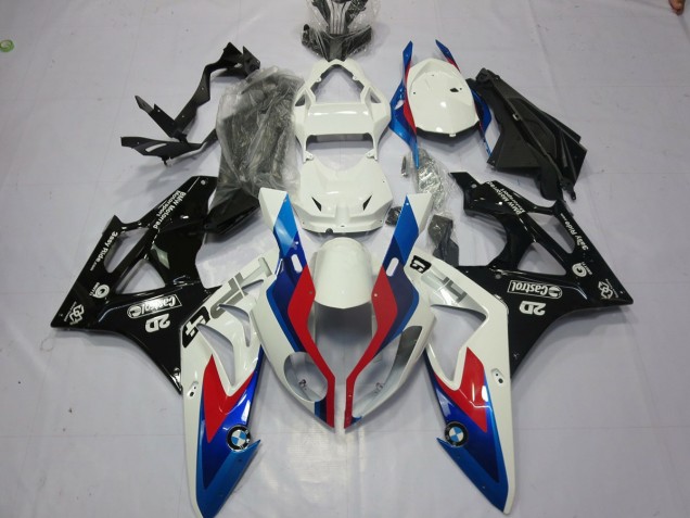 Alien Blau & Weiß 2009-2014 S1000RR Motorrad Verkleidung