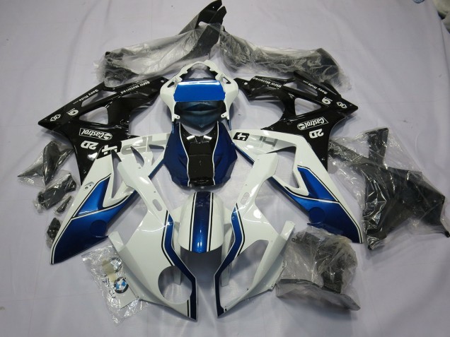 Alien Blau & Weiß 2009-2014 S1000RR Motorrad Verkleidung