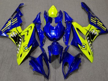 Alien Blau & Weiß 2009-2014 S1000RR Motorrad Verkleidung