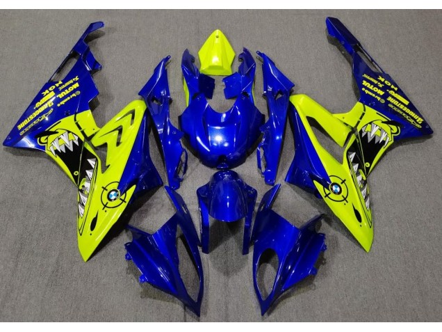 Alien Blau & Weiß 2009-2014 S1000RR Motorrad Verkleidung