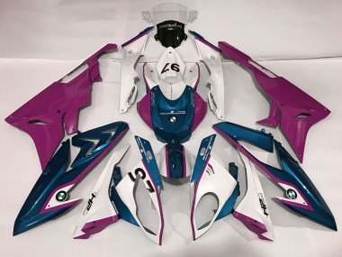 Alien Blau & Weiß 2009-2014 S1000RR Motorrad Verkleidung