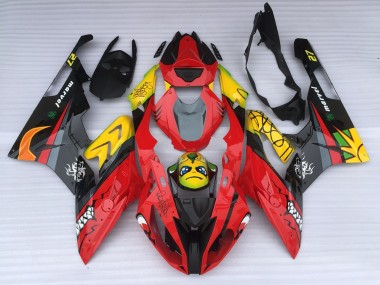 Alien Blau & Weiß 2009-2014 S1000RR Motorrad Verkleidung