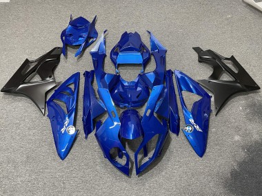 Alien Blau & Weiß 2009-2014 S1000RR Motorrad Verkleidung