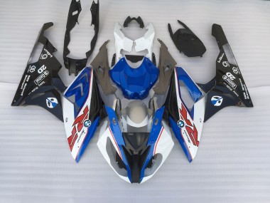 Alien Blau & Weiß 2009-2014 S1000RR Motorrad Verkleidung