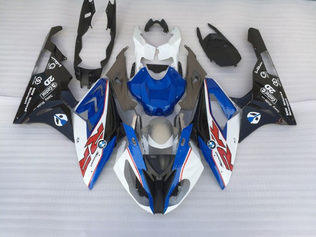 Alien Blau & Weiß 2009-2014 S1000RR Motorrad Verkleidung