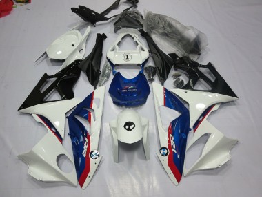 Alien Blau & Weiß 2009-2014 S1000RR Motorrad Verkleidung