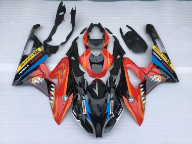Alien Blau & Weiß 2009-2014 S1000RR Motorrad Verkleidung