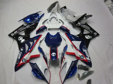 Alien Blau & Weiß 2009-2014 S1000RR Motorrad Verkleidung
