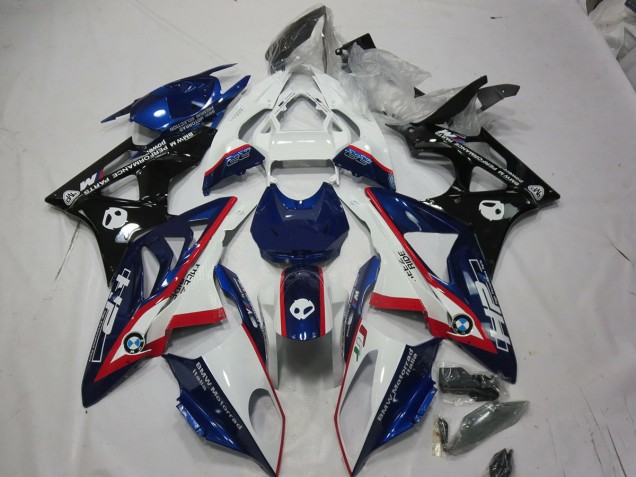 Alien Blau & Weiß 2009-2014 S1000RR Motorrad Verkleidung
