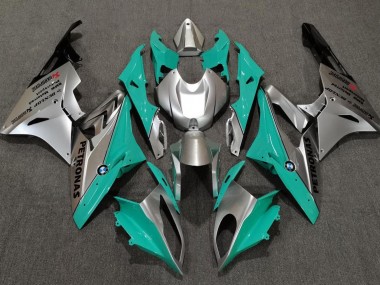 Alien Blau & Weiß 2009-2014 S1000RR Motorrad Verkleidung
