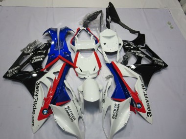 Alien Blau & Weiß 2009-2014 S1000RR Motorrad Verkleidung