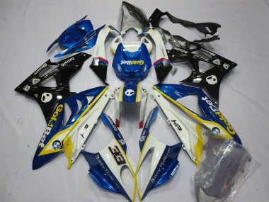 Alien Blau & Weiß 2009-2014 S1000RR Motorrad Verkleidung