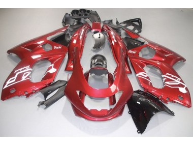 Aufkleber In Glänzendem Rot & Weiß 1998-2007 YZF600 Motorrad Verkleidung