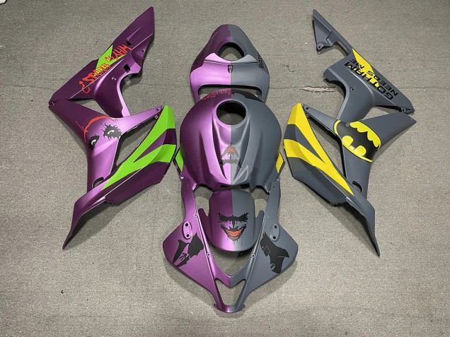 Bat Man Vs Joker Matt 2007-2008 CBR600RR Motorrad Verkleidung