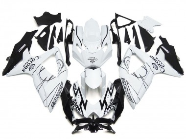 Benutzerdefiniert Corona Spezial Mit Weiß 2008-2010 GSXR 600-750 Motorrad Verkleidung