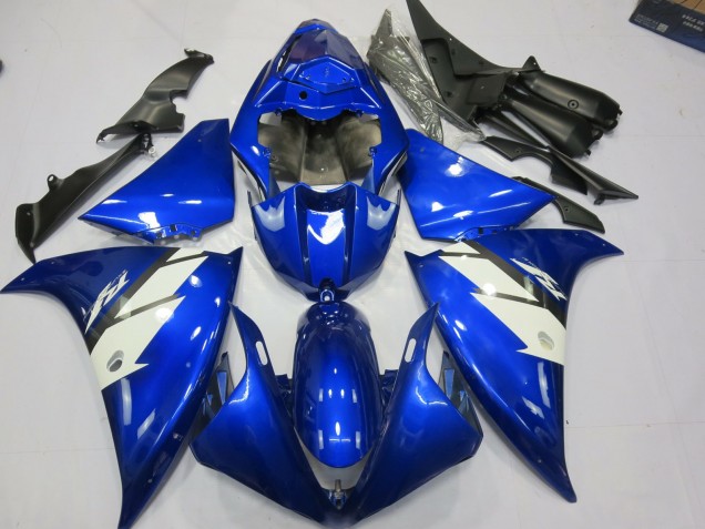 Blau & Weiß 2012-2014 R1 Motorrad Verkleidung Blau & Weiß 2012-2014 R1 Motorrad Verkleidung