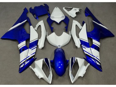 Blau & Weiß Benutzerdefiniert OEM Stil 2008-2016 R6 Motorrad Verkleidung