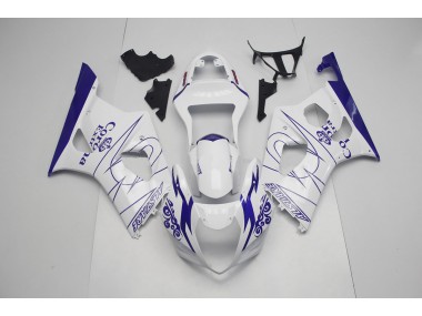 Blau & Weiß Corona 2003-2004 GSXR 1000 Motorrad Verkleidung