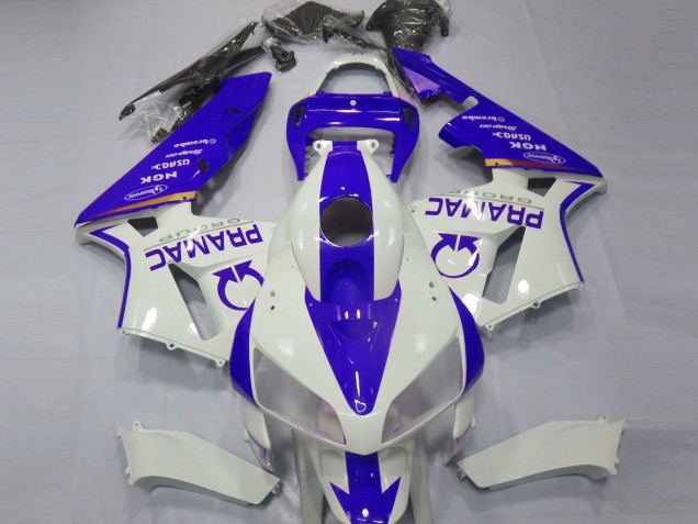 Blau & Weiß Custom 2005-2006 CBR600RR Motorrad Verkleidung