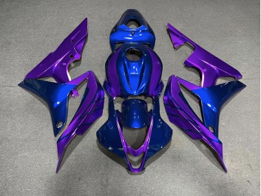 Blau & Weiß Custom 2007-2008 CBR600RR Motorrad Verkleidung