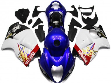 Blau & Weiß Custom Logo 1997-2007 GSXR 1300 Motorrad Verkleidung