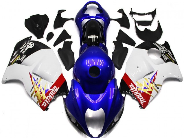 Blau & Weiß Custom Logo 1997-2007 GSXR 1300 Motorrad Verkleidung
