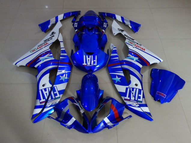 Blau Glänzend Fiat 2008-2016 R6 Motorrad Verkleidung