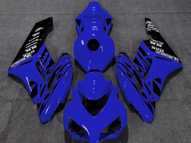 Blau Glänzend Flame 2004-2005 CBR1000RR Motorrad Verkleidung