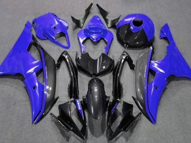 Blau Glänzend & Kohlefaser 2008-2016 R6 Motorrad Verkleidung